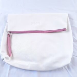 Axe Off White and Pink Makeup Bag